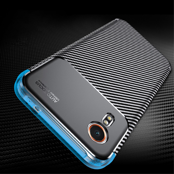 Чoхол до Samsung Galaxy Xcover 7, Carbon Gel, чорний