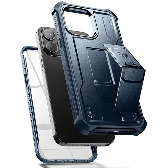 Броньований чохол для iPhone 14 Pro Max, Dexnor Full Body, темно-синій