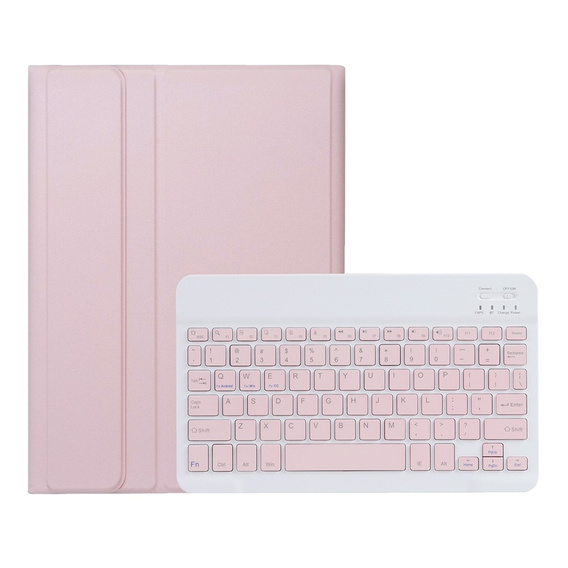 Чехол + клавиатура iPad 10.9 2022 10 Gen, Pen Slot, розовый rose gold