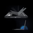 Чехол + клавиатура iPad 7/8/9 10.2 2019 / 2020 / 2021, NILLKIN Bumper Pen Slot, чёрный