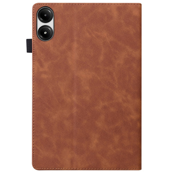 Чохол для Xiaomi Redmi Pad Pro / Xiaomi Poco Pad, Classic, з місцем для стилуса, коричневий