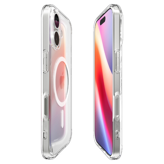 Spigen Ultra Hybrid MagSafe Case для iPhone 17, прозрачный/белый