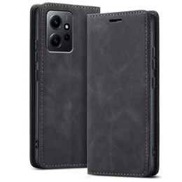 Чохол для Xiaomi Redmi Note 12 4G, ERBORD Vintage, гаманець з клапаном, чорний