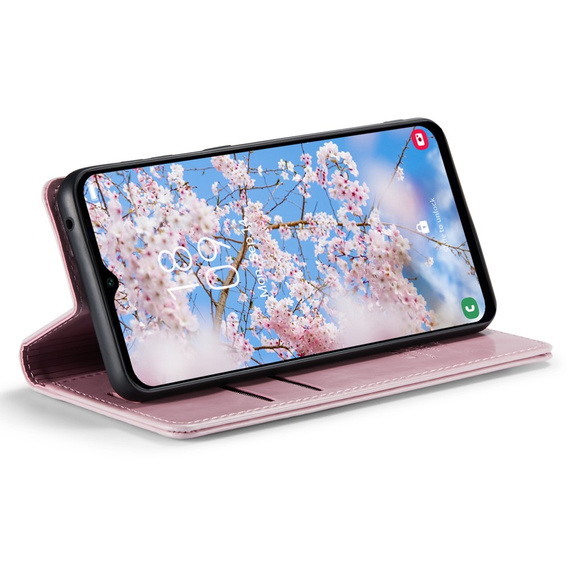 Флип-кейс CASEME для Samsung Galaxy A14 5G, Waxy Textured, розовый