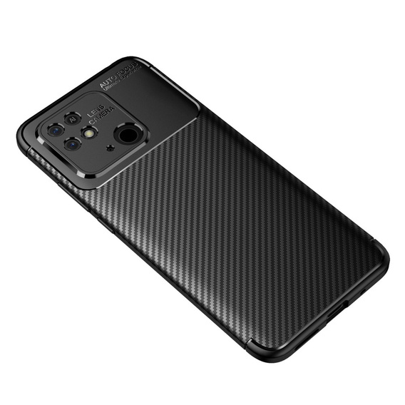 Чoхол до Xiaomi Redmi 10C, Carbon Gel, чорний