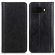 Флип-кейс для Google Pixel 9A, Split Leather, чёрный