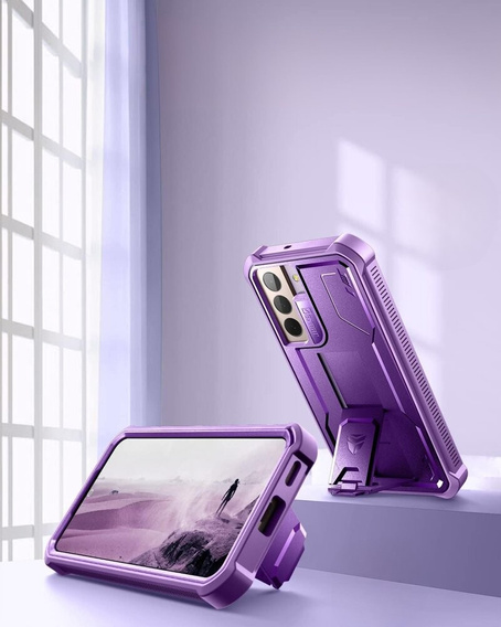 Броньований чохол для Samsung Galaxy S22, Dexnor Full Body, фіолетовий