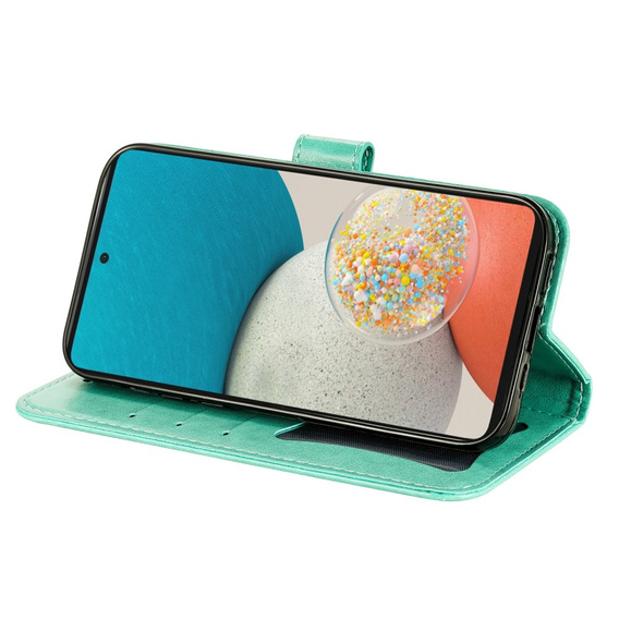 Откидной чехол для Samsung Galaxy A53 5G, Mandala Flower, зелёный
