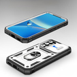Чехол NOX Camera Slide Samsung Galaxy A54 5G, CamShield Slide, белый / черный