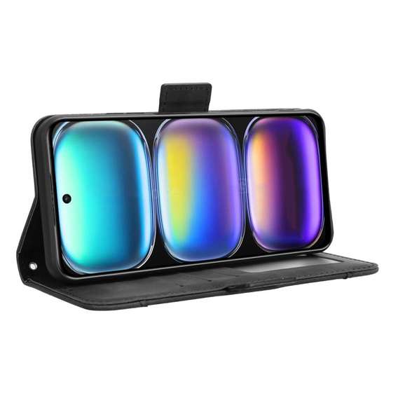 Футляр з клапаном для Infinix Hot 50 4G, Card Slot, чорний