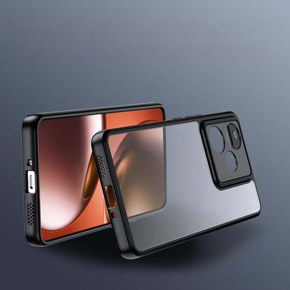 Чехол до Realme GT 7 / 7T, Fusion Hybrid, прозрачный