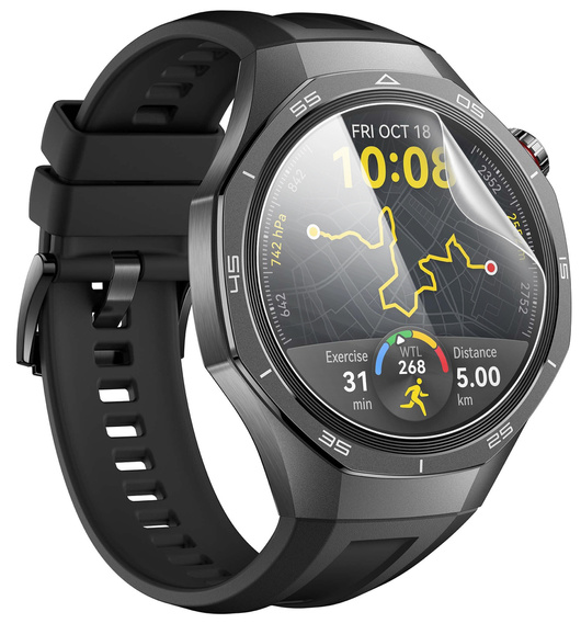 3x Гидрогелевая фольга ERBORD для Huawei Watch GT 5 Pro 46mm