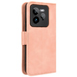 Откидной чехол для Realme GT 7 Pro, Card Slot, розовый