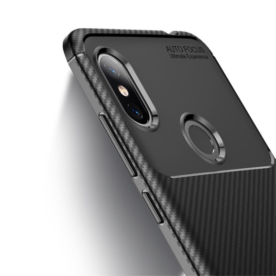 Чoхол до Xiaomi Redmi Note 6 Pro, Carbon Gel, чорний