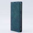 Чехол для iPhone 15 Pro, ERBORD Vintage, бумажник с клапаном, синий
