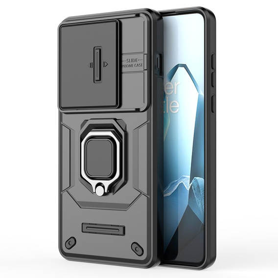 Чохол для OnePlus 13, KickStand Camera Lens, чорний