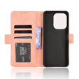 Футляр з клапаном для Xiaomi Redmi 13, Card Slot, рожевий
