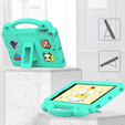 Дитячий чохол для планшета iPad mini 7.9" 2019/2015/2014/2013/2012 (5/4/3/2/1 gen.), Cute Patterns, з підставкою, зелений