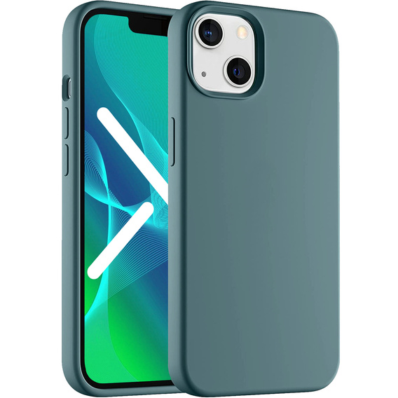 Чoхол ERBORD до iPhone 13 mini, Silicone, Pine Needle Green