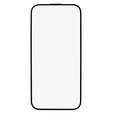Загартоване скло 3D для iPhone 15 Plus, з кришкою динаміка, чорне