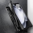 Чохол для Samsung Galaxy Z Fold5 5G, Kickstand, з підставкою та захистом екрану, чорний