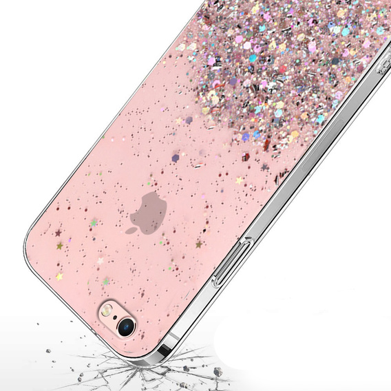 Чехол до iPhone 6/6s 4.7, Glittery, розовый