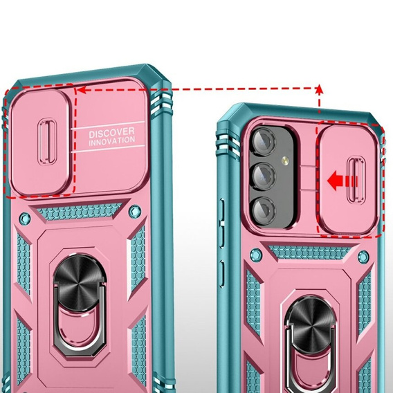 Чехол для Samsung Galaxy A54 5G, крышка объектива, зелёный