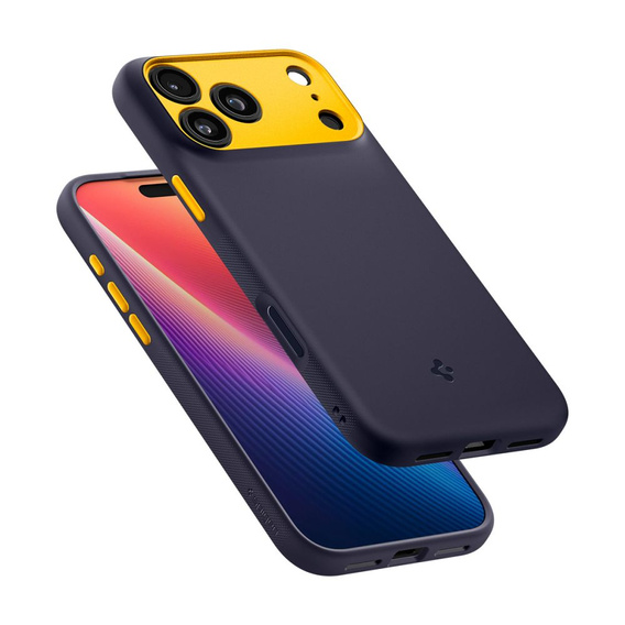 Чехол Spigen для iPhone 17 Pro, Nano Pop Mag MagSafe, Blueberry Navy