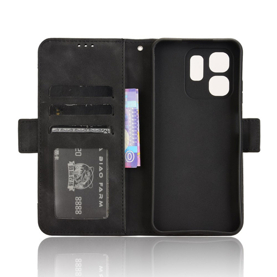 Футляр з клапаном для Infinix Hot 50i 4G, Card Slot, чорний