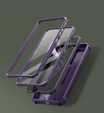 Броньований чохол для Samsung Galaxy S25+ Plus, Dexnor Full Body (Two Frames), фіолетовий