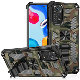 Чoхол до Xiaomi Redmi Note 11 / 11S, Armor Kickstand, moro зелений