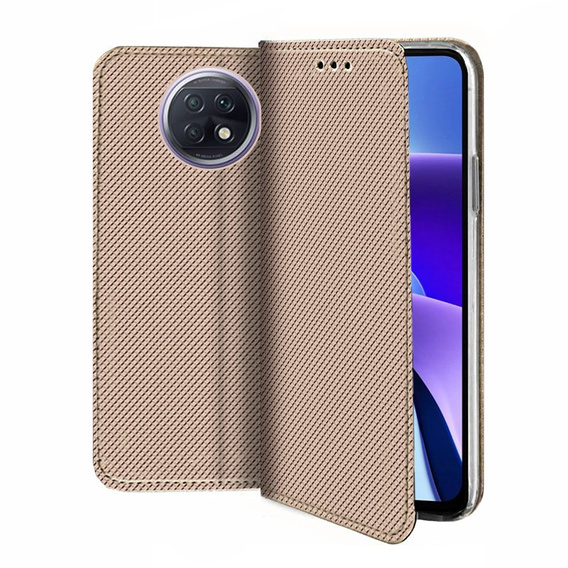 Чoхол Wallet до Xiaomi Redmi Note 9T 5G, Gold