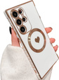 Чехол для Samsung Galaxy S23 Ultra, MagSafe Heart, белый