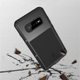 Чoхол Love Mei до Samsung Galaxy S10 Plus, armored with glass, чорний