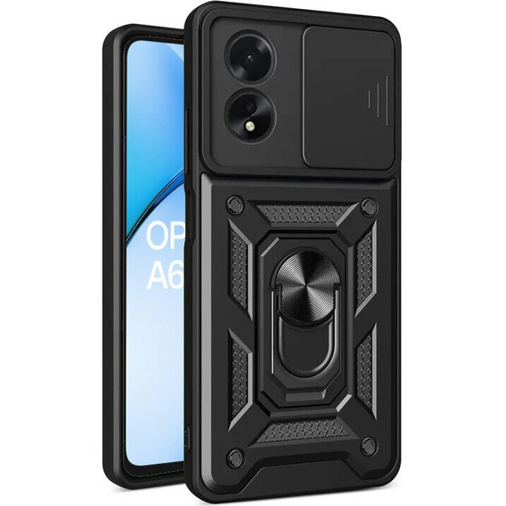 Чехол NOX Camera Slide Oppo A60, CamShield Slide, чёрный