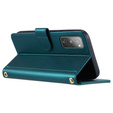 Чохол-сумка для Samsung Galaxy S20 FE, Rhombus Crossbody Leather, темно-зелений
