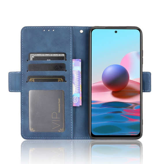 Футляр з клапаном для Xiaomi Redmi Note 10/10S, Card Slot, м'яти