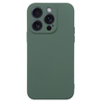 Чехол до iPhone 15 Pro Max, Silicone Lite, тёмно-зелёный
