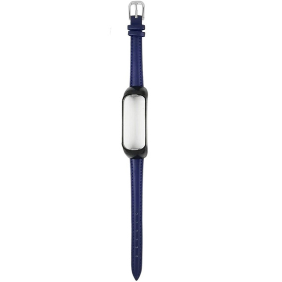 Кожаный ремешок для часов Samsung Galaxy Fit 2 SM-R220, Blue