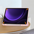 Чохол для Samsung Galaxy Tab S10 Lite / S10 FE / S9 FE, Smartcase з місцем для стилуса, рожевий