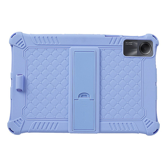 Чохол для Xiaomi Redmi Pad SE 11", броньований з підставкою та ремінцем, фіолетовий