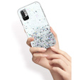 Чехол до Xiaomi Redmi Note 10 5G / Poco M3 Pro 5G, Glittery, прозрачный