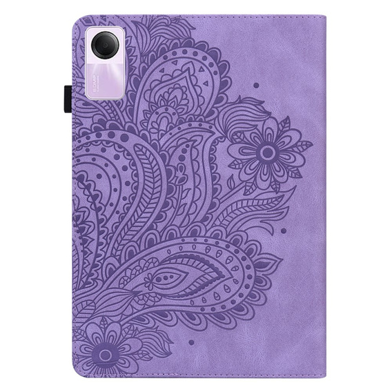 чехол-крышка для Xiaomi Redmi Pad SE 11", flower, фиолетовый