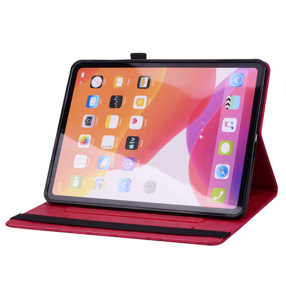 чехол-крышка для Lenovo Tab M11, flower, красный