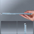 Захисний чохол для камери Samsung Galaxy S21 FE 5G, CamShield MagSafe, прозорий / синій