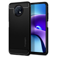 Чехол Spigen до Xiaomi Redmi Note 9T 5G, Rugged Armor, чёрный