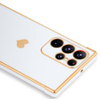 Чехол для Samsung Galaxy S24 Ultra, Electro heart, белый + полное клеевое керамическое стекло
