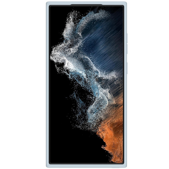 Чехол NILLKIN для Samsung Galaxy S23 Ultra, силиконовый чехол CamShield для MagSafe, синий