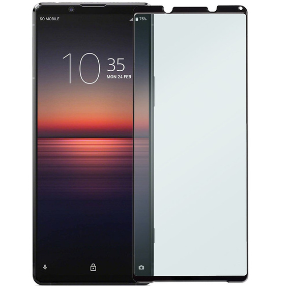 Загартоване скло 3D ERBORD до Sony Xperia 1 II - Black