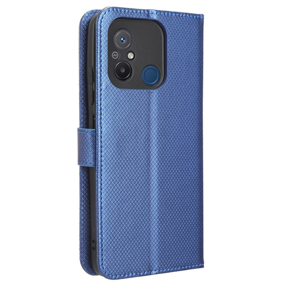 Откидной чехол для Xiaomi Redmi 12C, Wallet, Smart Magnet, синий